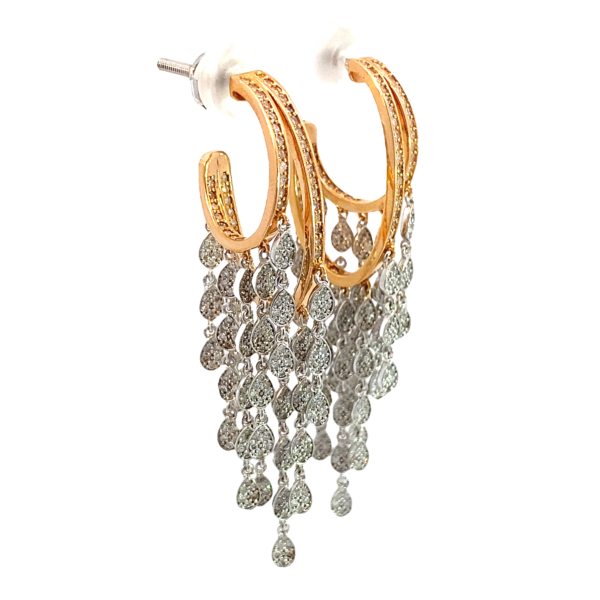 Radiant Elegance Diamond Earrings - Image 4