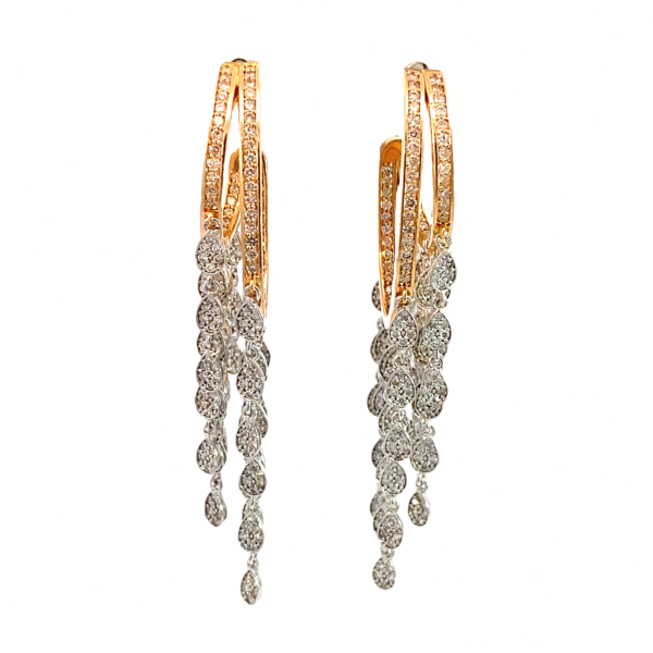 Radiant Elegance Diamond Earrings - Image 2