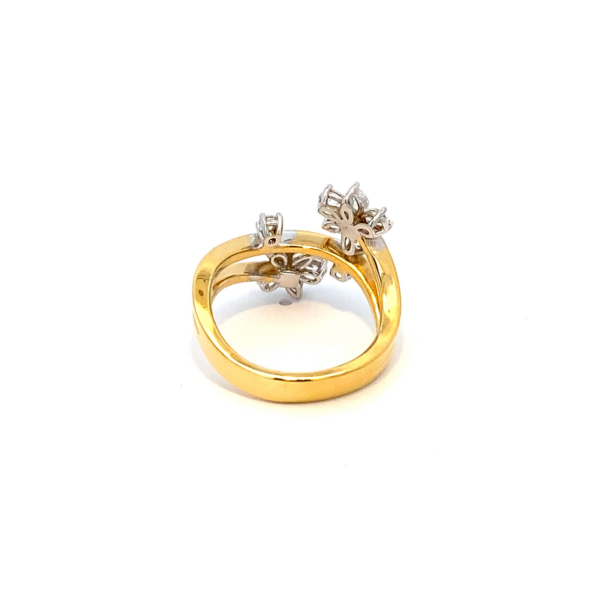 Elegant Floral Diamond Ring — изображение 3