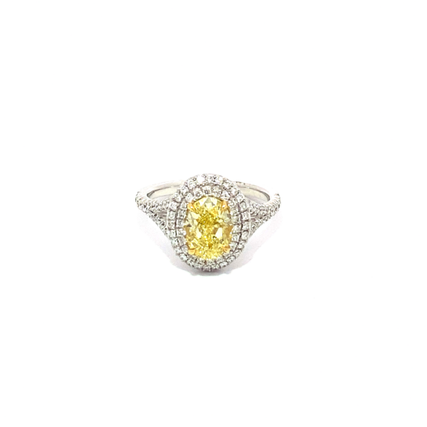 Elegant Yellow Diamond Ring — изображение 2