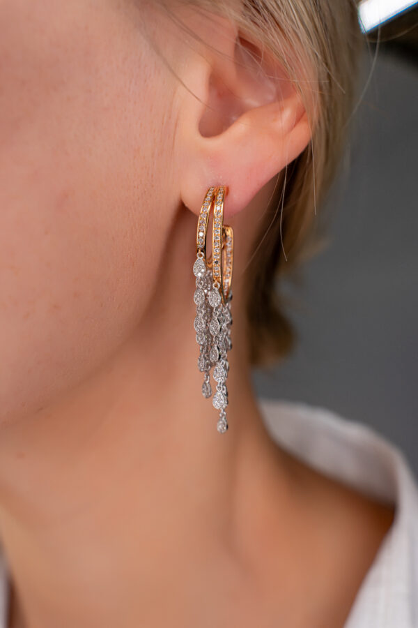 Radiant Elegance Diamond Earrings