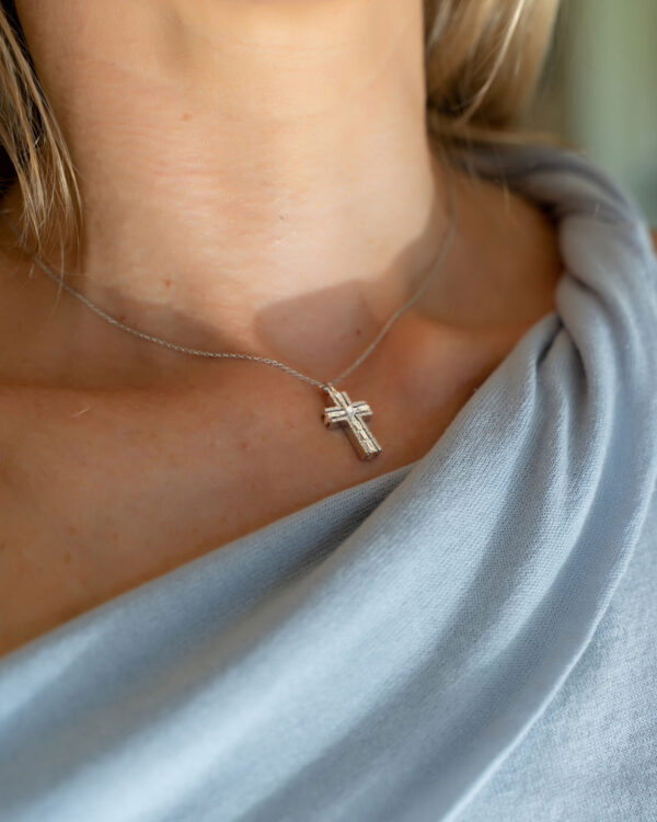 Eternal Sparkle Cross Pendant