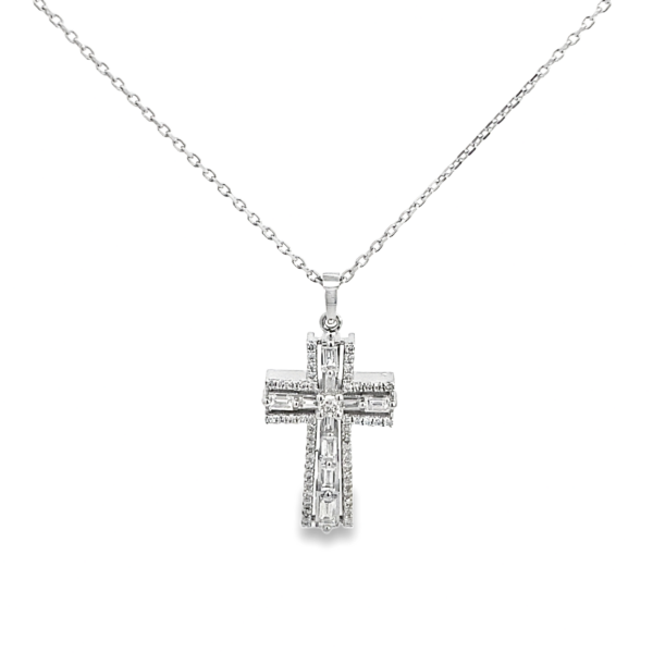 Eternal Sparkle Cross Pendant - Image 3