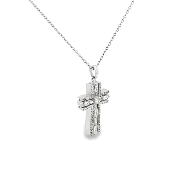 Eternal Sparkle Cross Pendant - Image 2